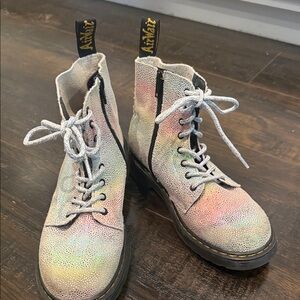 Dr. Martens Pastel Iridescent Lace-Up Boots